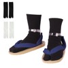 Anime Unisex Cosplay Clog Shoes Japanese Cosplay Prop Oshitari, Blue,