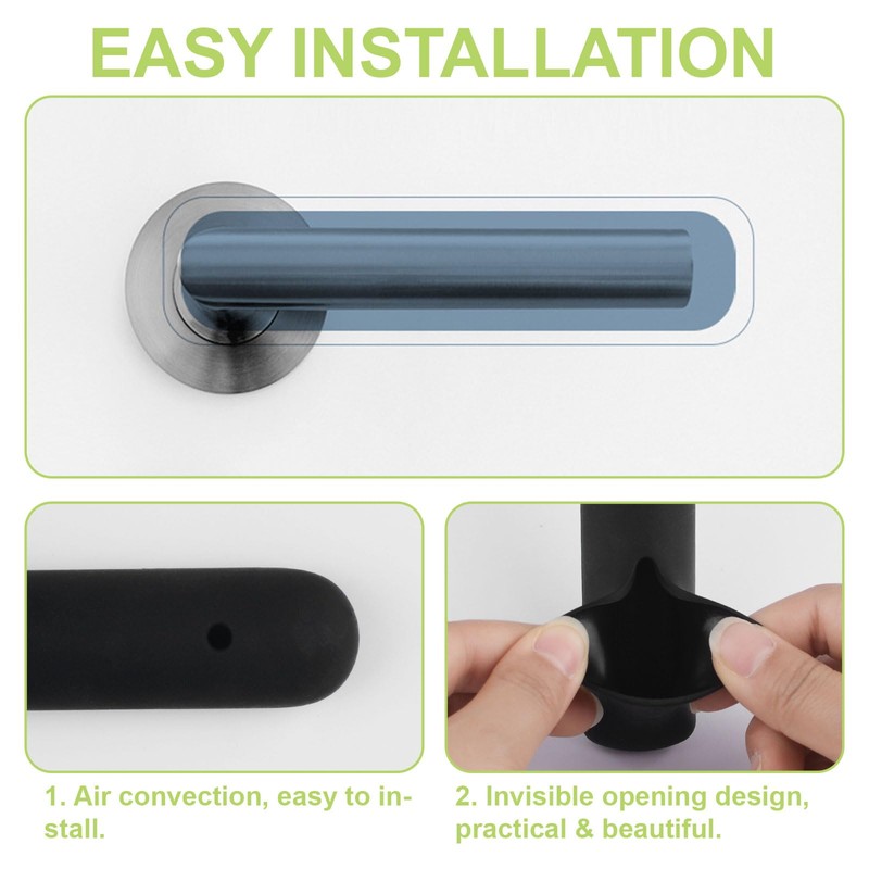 UFURMATE Door Handle Covers, 2Pcs Silicone Handle Gloves Cute Mask