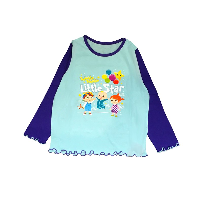 Cocomelon Coco Melon Girls Pyjamas Age 3-4 Years (Lilac, 3-4