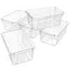 Storex Small Cubby Bins – Plastic Storage Containers for Classroom,
