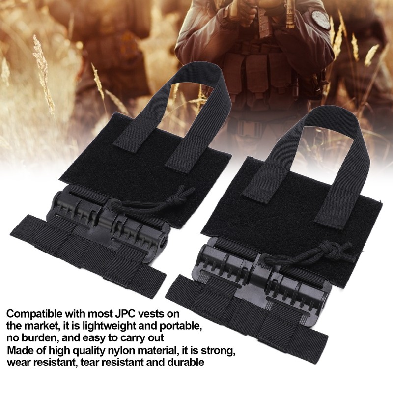 2pcs Outdoor Quick Release Cummerbund MOLLE Removal Buckle Nylon Portable
