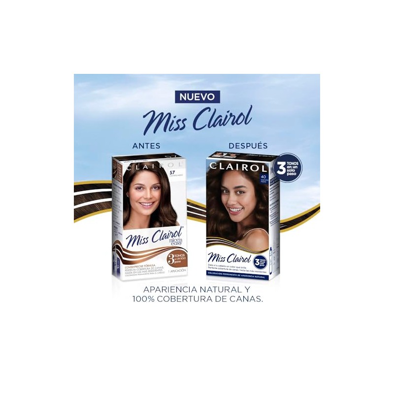 Miss Clairol Tinte Permanente 40 Castaño Medio