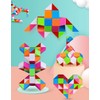 TANCH Fidget Magic Snake Cube Puzzles Twist Ruler Speed Cubes