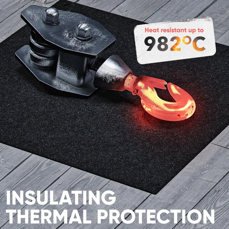 Fireproof Underlay 30 x 30 cm - Heat Protection Mat