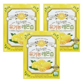 Whole Berry 1 Lemon per Day Organic Lemon Juice 20g 14 Packets 3 Boxes CCZ / 홀베리 1일 1레몬 유기농 레몬즙 20g 14포 3박스 CCZ