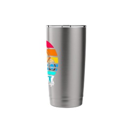Retro Sunset Scooter Scoot Life for Two Wheel Lovers Stainless Steel Insulated Tumbler