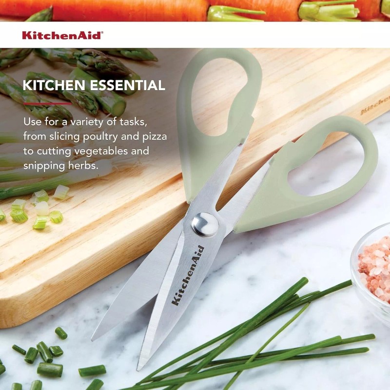 KitchenAid All Purpose Kitchen Shears Protective Sheath Stainless Steel Scissors