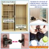 Alise Cabinet Door Latch,Cupboard Closet Doors Catch Closer Double Ball