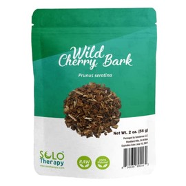 Wild Cherry Bark 2 oz, c/s, Prunus serotina, Resealable Bag, Wild Cherry Bark Herb Tea, Corteza de Cereza Silvestre