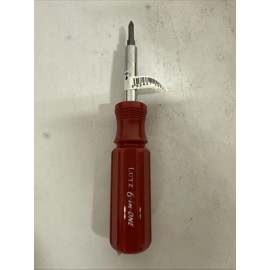 Lutz Tool Company Gorilla Glue Lutz 6-IN-1 Screwdriver (Red)