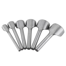 6 pieces/set DIY leather, leather tools, carft half-round punch belt, end cutter for home leather sewing (15-40 mm) punching half-round cutter