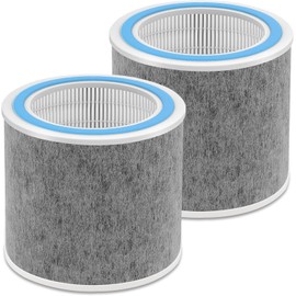 SwellV 2 Pack HP102 Filter Replacement, Compatible with Shark HP102 & HP102PET & HC452 & HP132 & HC450 & HC451 & HC455, Compare Part #HE1FKPET, HE1FKBAS