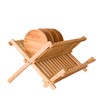 Kozy Kitchen Dish Drying Rack Bamboo Dish Rack Plate Rack