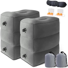 DAWNTREES Paquete de 2 Almohadas inflables para pies