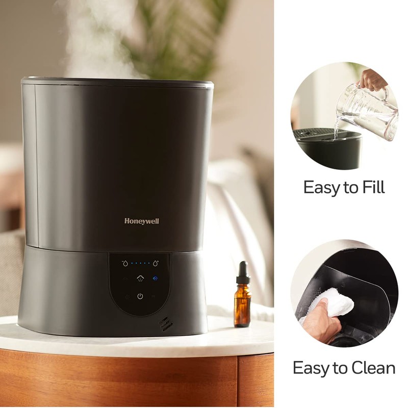 Honeywell Easy-to-Care Filter Free Warm Mist Humidifier, Medium Rooms, 1.5