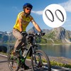 A Group of 2 Bicycle Trouser Clips, Grey Reflective Bands,
