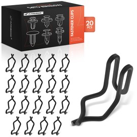 A-Premium 20PCS Metal Door Trim Panel Fasteners Retainer Clips Compatible with Dodge Charger, Challenger, Dart, Monaco & Chrysler Town & Country, Imperial, Newport & Plymouth Barracuda, Fury, GTX