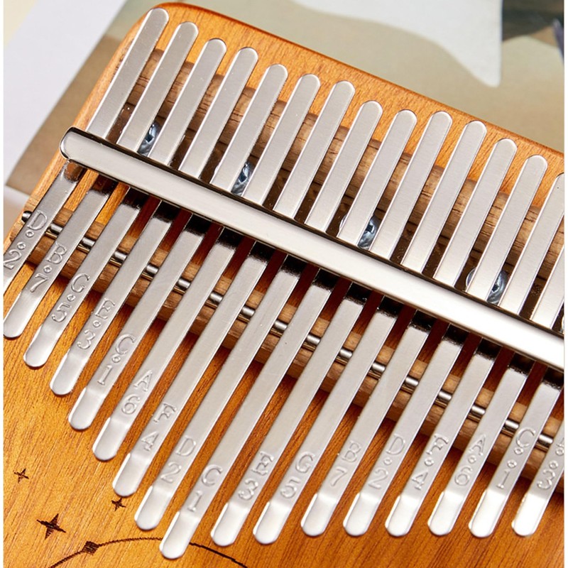 NOELAMOUR Kalimba 17 Keys Wooden Cat Cute Beginner Kalimba Thumb