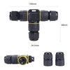 KLJ Waterproof Cable Connector, IP68 Connection Terminals, 2-Pin M20 Plug,