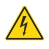 Warning Sign W012 - Warning of Electrical Voltage - Foil