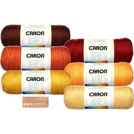 Caron Simply Soft Yarn Assortment (Neon):_Autumn