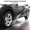3000PSI Pressure Washer Rotating Turbo Nozzle Quick Connect 360 Degree