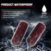 GTINTHEBOX Red Lens LED Rear Fog Bumper Reflector Brake Tail