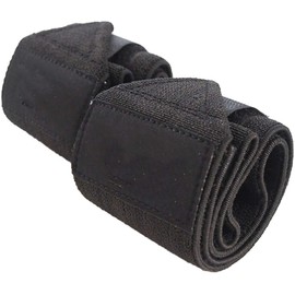 king2ring Wrist Wraps 23.6 inches (60 cm), PK360 Strong, Heavy Duty Models (Black, Plain)