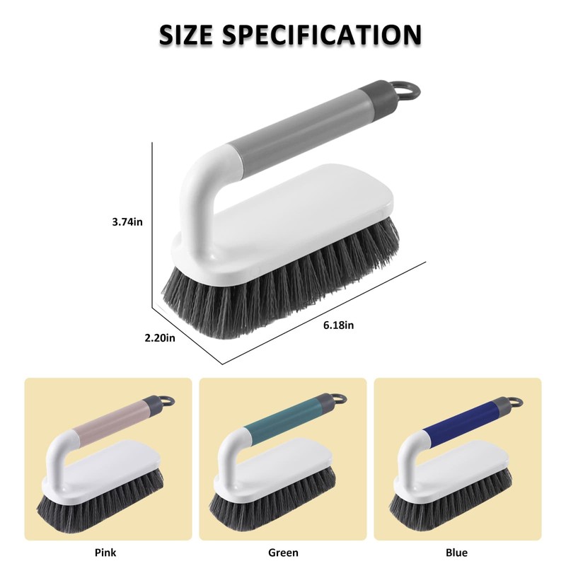 2 Pack Scrub Brush, Scrubbing Cleaning Brushes, Heavy Duty Cleaning