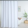 WellColor White Shower Curtain Liner 72 x 74 Inches Long,