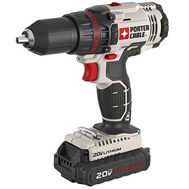 PORTER-CABLE 20V MAX* Cordless Drill/Driver, 1/2-Inch, Tool Only (PCC601LB)