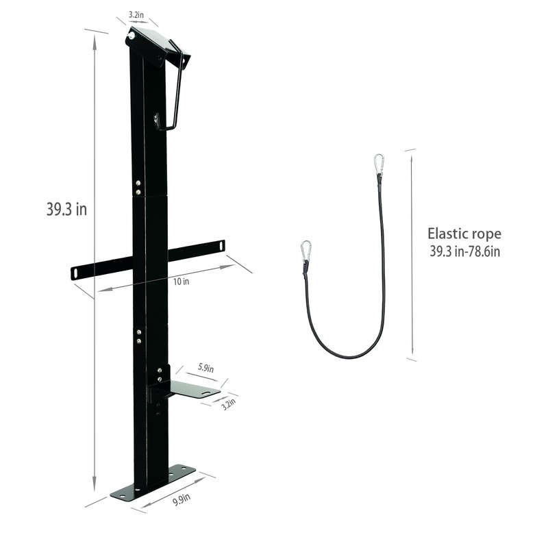Heavy-Duty Backpack Leaf Blower Rack for Trailers | Leaf Blower