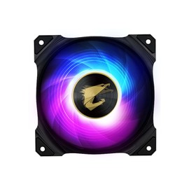 Gigabyte AORUS 120mm Sleeve Bearing ARGB Computer Case Fan, Black