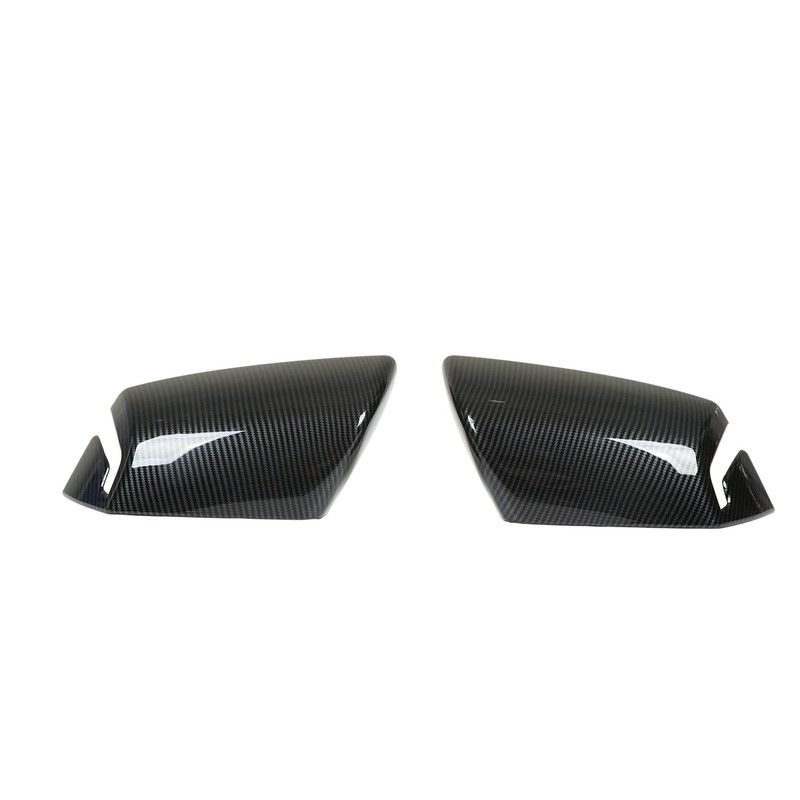 2pcs Side Mirror Cover Carbon Fiber Color Wing Mirror Cap