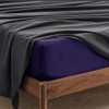 AL NOOR HOME Premium Navy Blue Fitted Sheet - 100%
