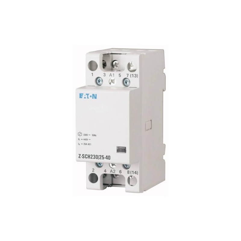 Eaton (Installation) Z-SCH230/25-40 230VAC/25A/4S Installation contactor for series