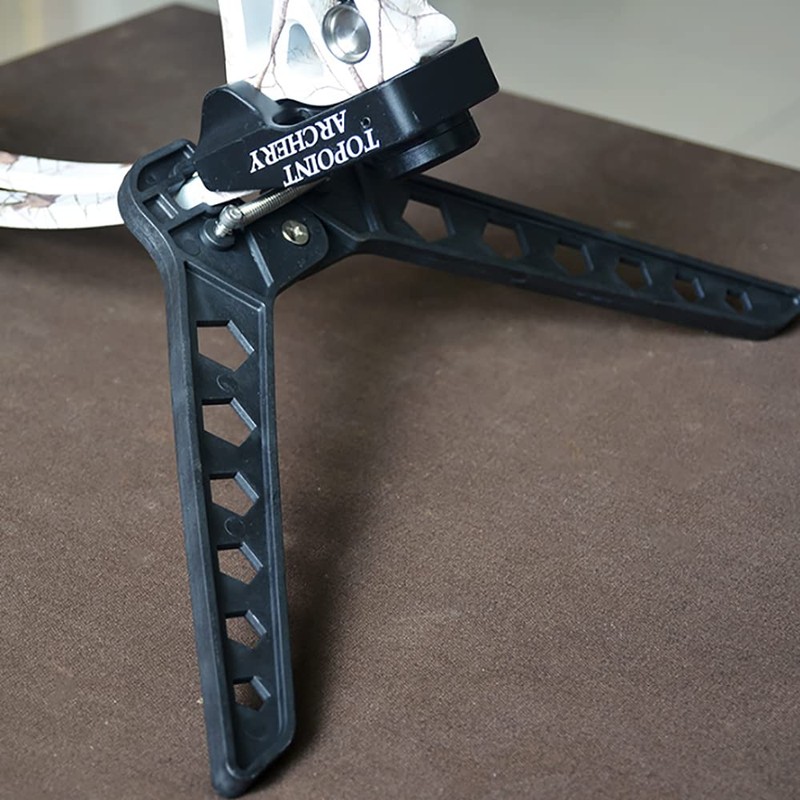 ANCLLO Folding Portable Compound Bow Stand Holder Rack Bracket for