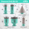 LEKOMESH Diamond Core Drill Bits Set 6pcs Tile Hole Saw