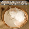 FHKPET Instinct Basket, Stimuli Handwoven cat Basket Rope Cotton Eliminates