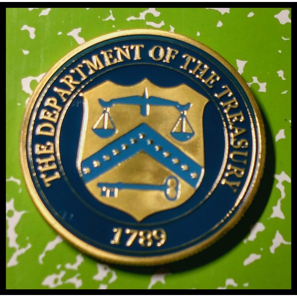 US Department of Treasury Challenge Art Coin