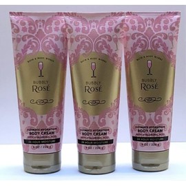 3 BUBBLY ROSE Ultimate Hydration bath Body Cream 8 oz