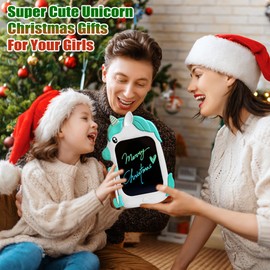 FEIZE LCD Writing Tablet for Kids Toys 8.5'' Toddler Unicorns Toys Gifts for Girls Age 3-8 Erasable Doodle Board Mess Free Drawing Pad Birthday Gift Ideas Christmas Stockings