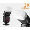 DS. DISTINCTIVE STYLE Flash Diffuser for Speedlight 3-Pack Light Diffuser