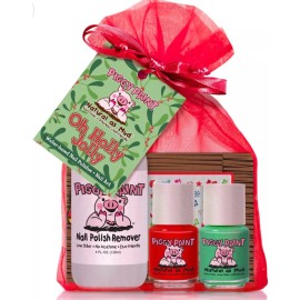 Piggy Paint Oh Holly Jolly Gift Set, Non-Toxic, Kid Friendly, Christmas Colors