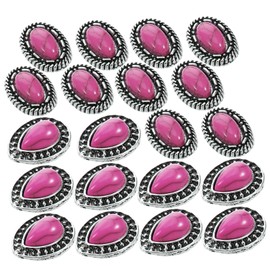 Healvian Nail Charms Set 20pcs Retro Metal Nail Art Decor DIY Manicure Decorations