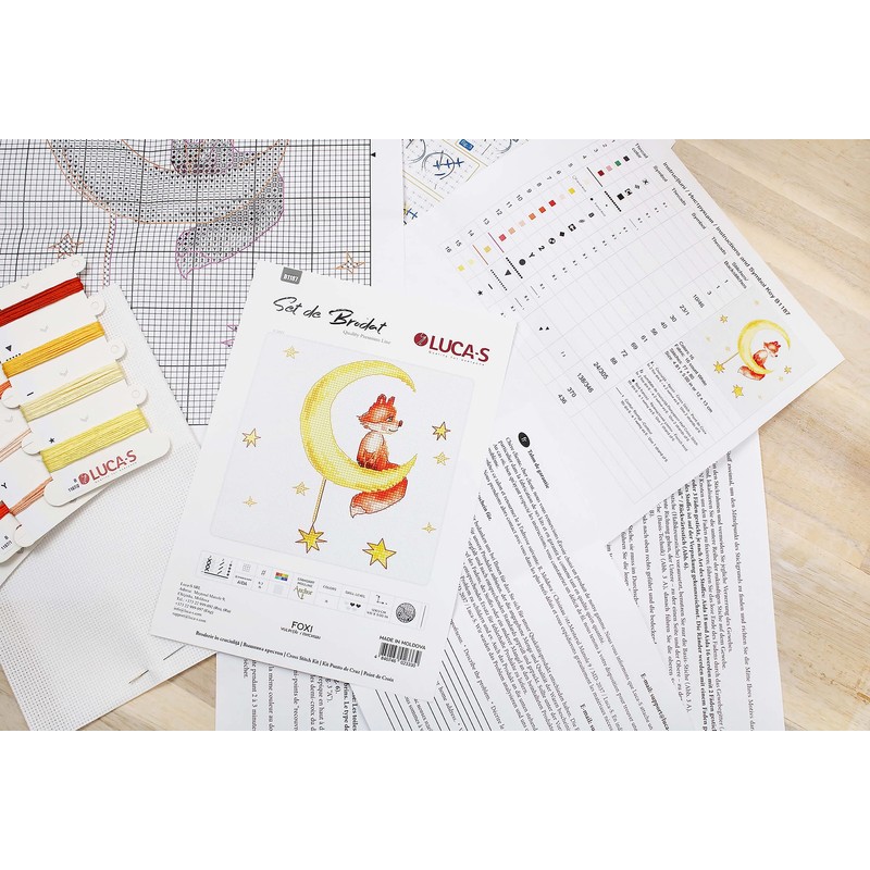 Luca-S SRL Fox - Cross Stitch Kit Luca-S