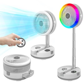 neofeel Camping Party Fan, 40000mAh Rechargeable Battery Fan, 106 Hours Long Life