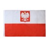 Poland with eagle Flag 2' x 3' for a pole