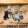 Needzo Cat Nativity Set, Unique Christmas Home Decoration, Festive Kitten