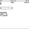 100 Kegelstifte DIN 1 Stahl Form B 4x14